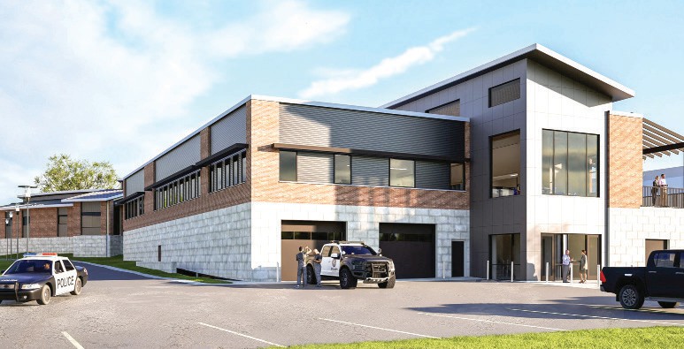 The architectural illustration of the Sisseton Wahpeton Law Enforcement Center showcases a modern and secure facility designed to inspire safety, trust, and collaboration across tribal, state, and federal law enforcement agencies. (Photo/Courtesy SWO)