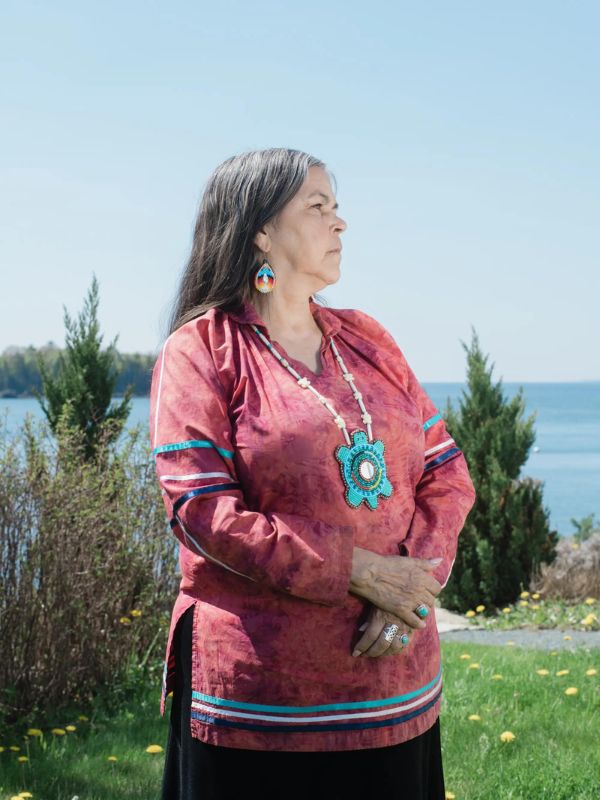 Augustine, whose name is also Thunderbird Turtle Woman, says she felt called to work on repatriation. (photo/Tristan Spinski for ProPublica)