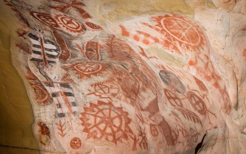 Chumash Painted Cave (Courtesy of Library of Congress)