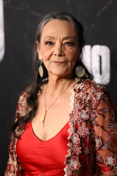  Tantoo Cardinal attends the Echo Launch Event at Regency Village Theatre in Los Angeles, California on January 08, 2024. (Photo by Jesse Grant/Getty Images for Disney)
