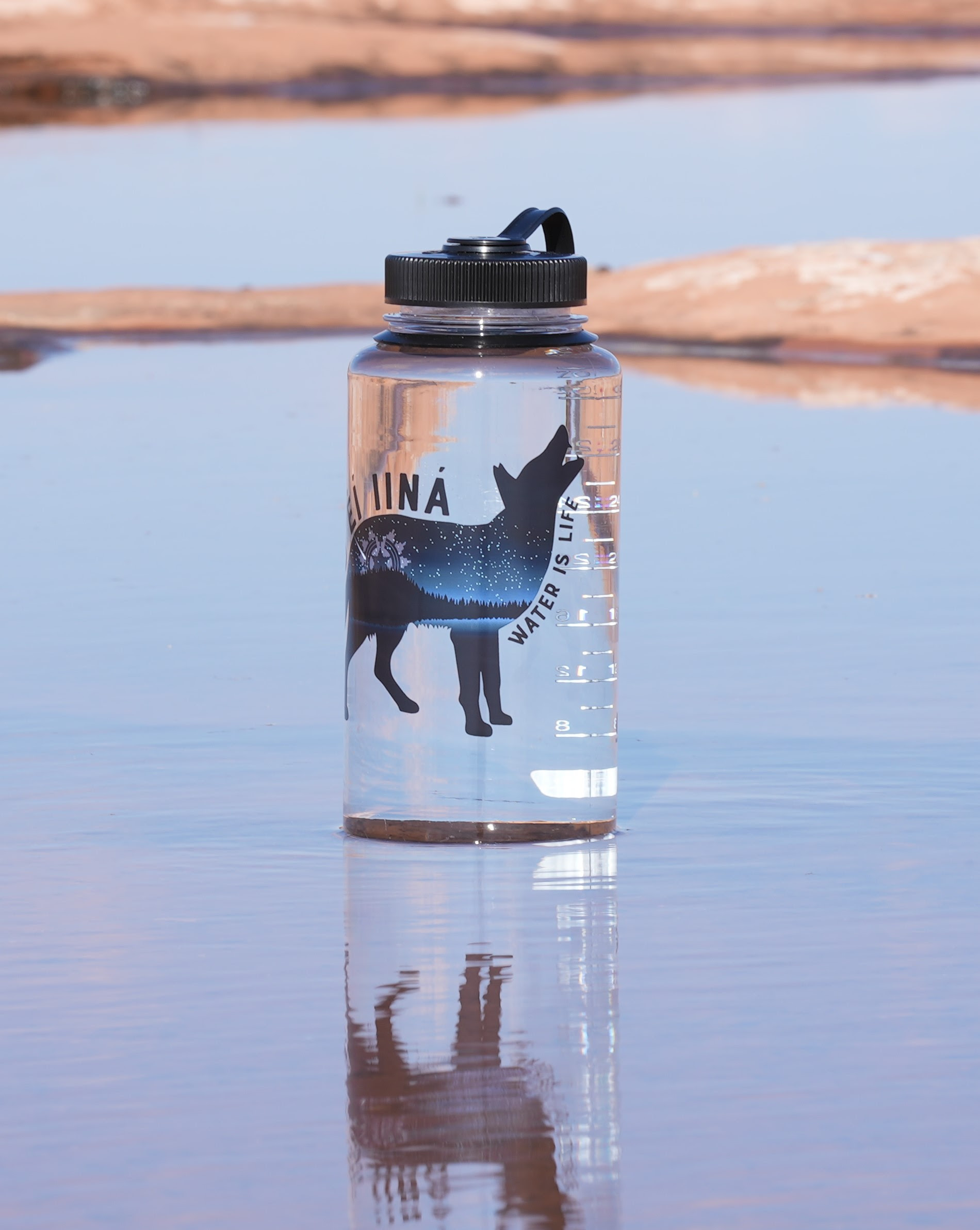 Arctic Wolf Water Bottle