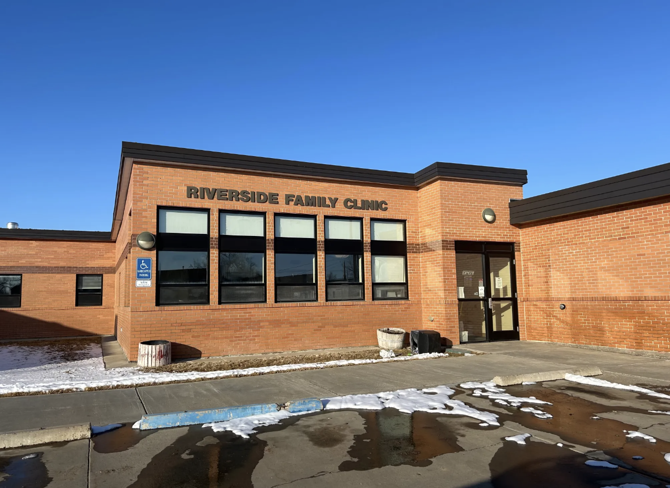The Riverside Family Clinic in Poplar, one of the locations of Northeast Montana Health Services. Credit: Courtesy of Natalie Van Houten