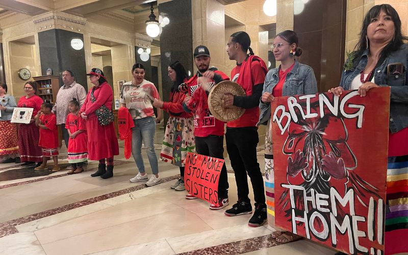 ‘Healing and Justice For Our Families’ | MMIP Event Wraps Wisconsin Capitol in Red