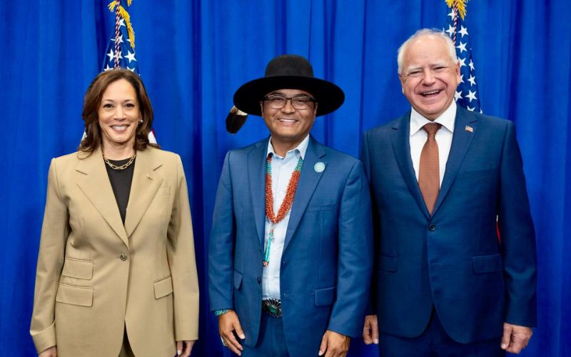 Navajo Nation President Buu Nygren Endorses Kamala Harris for President 