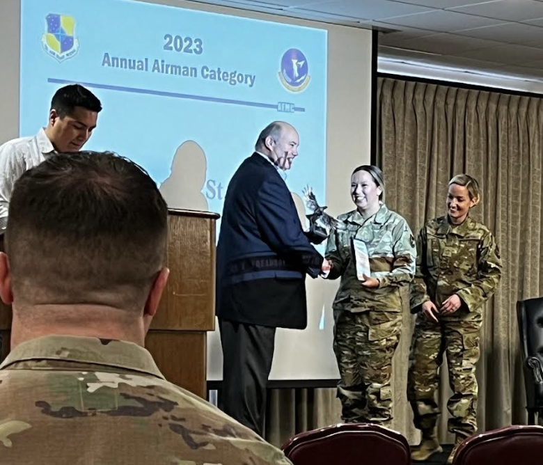 Chickasaw Citizen Kennedy St. Clair Named 2023 Tinker AFB Airman of the Year