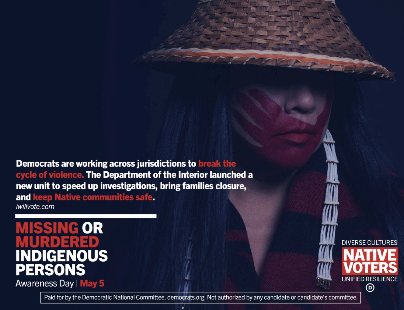 DNC Marks Missing and Murdered Indigenous Persons Awareness Day Across the Country with a Multi-State Ad  Campaign