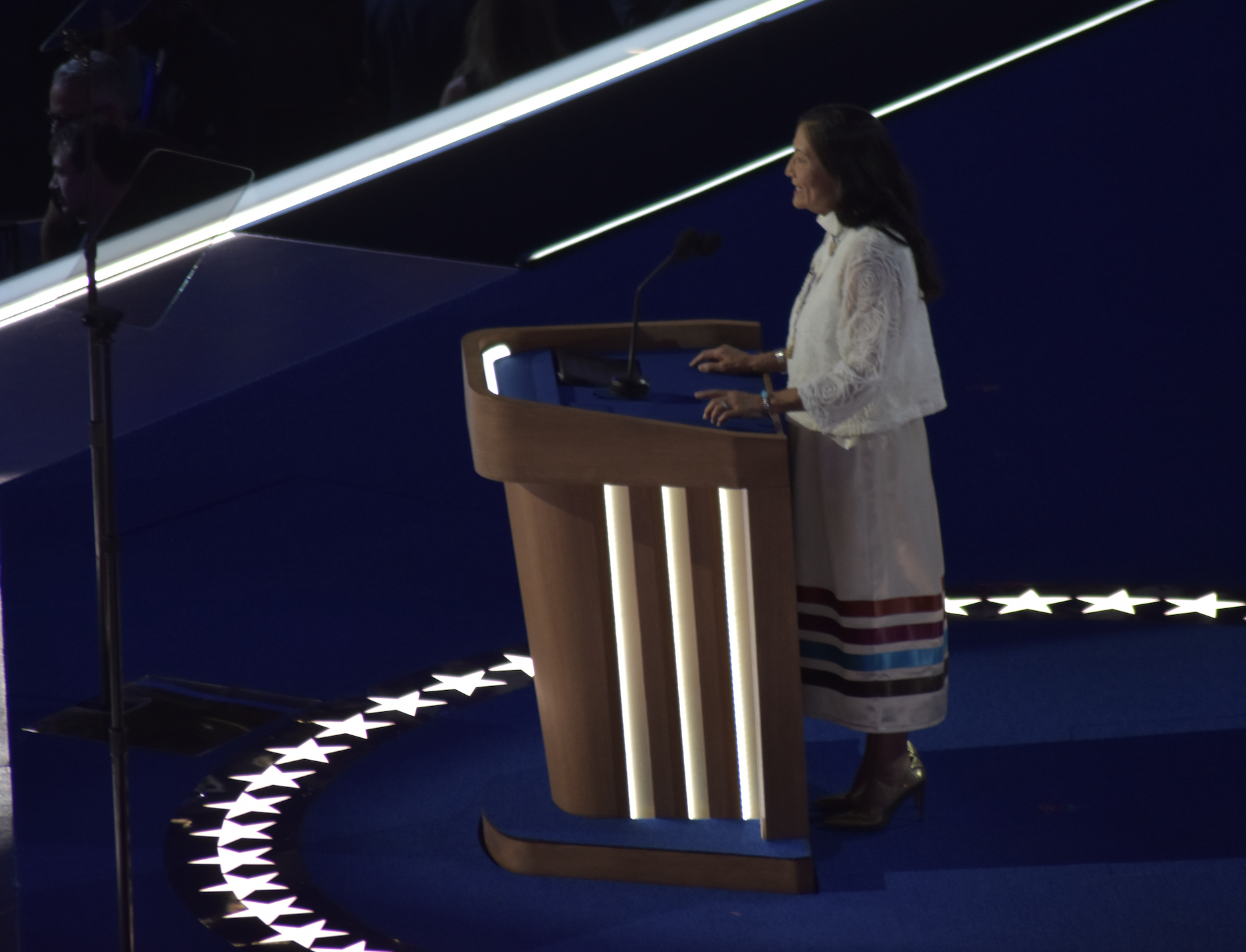 Deb Haaland represents Indian Country well during prime time at the DNC