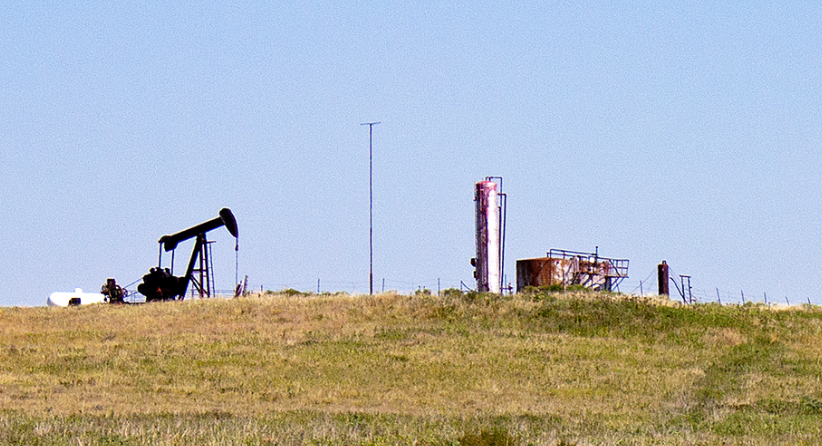 An oil well on the Osage Nation Reservation. (Photo/Osage News File Photo)