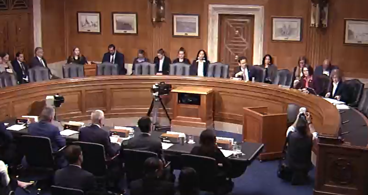 U.S. Committee on Indian Affairs hears testimony on the impact of the federal government shutdown is having across tribal communities. (Photo/US Senate screenshot)