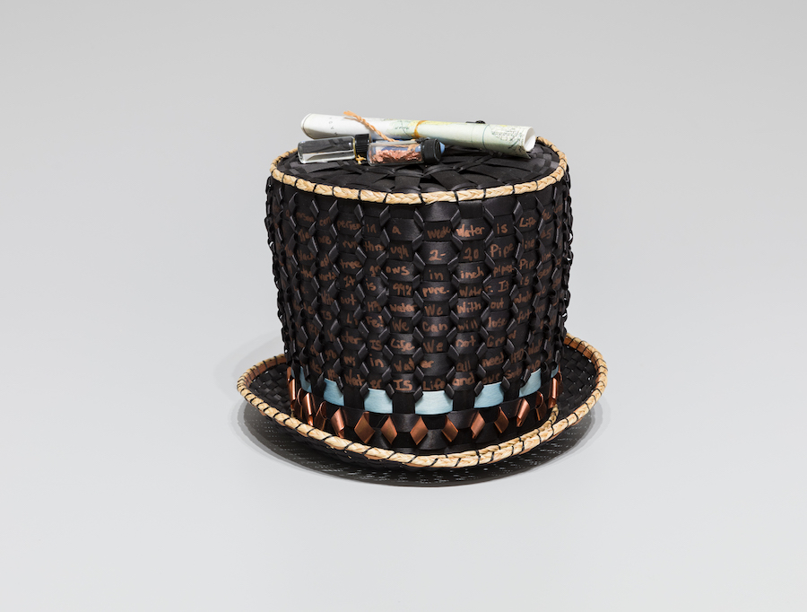 An Interwoven Legacy: The Black Ash Basketry of Kelly Church and Cherish Parrish is on display now through Feb 26, 2022, at the Grand Rapids Art Museum in Grand Rapids, MI.