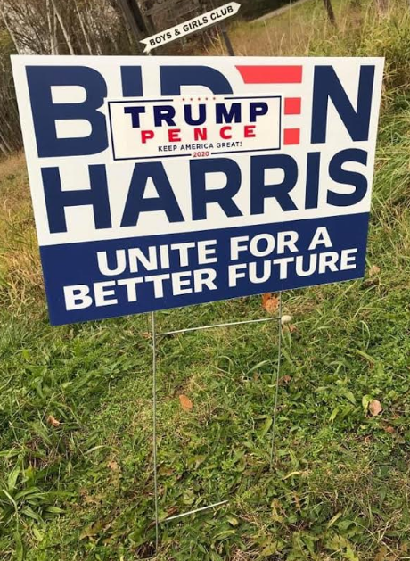 Biden Harris sign