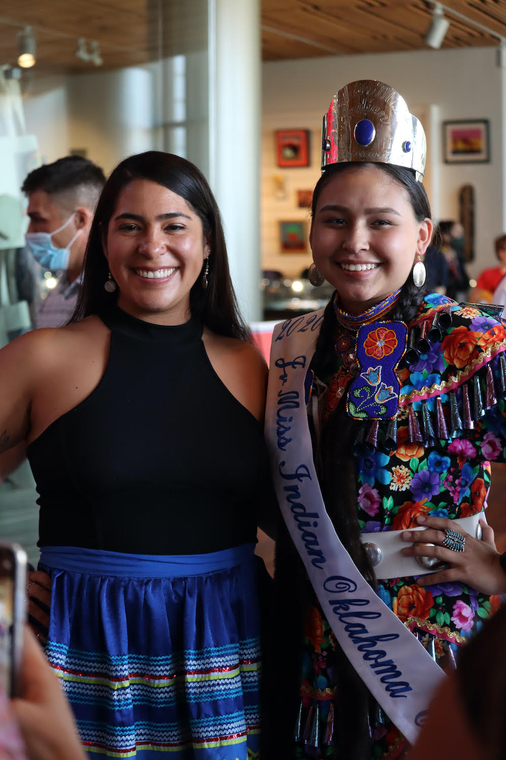 Cheyenne Kippenberger (Seminole Tribe of Florida), former Miss Indian World, attended the grand opening of the First Americans Museum in Oklahoma City on Saturday, September 19, 2021. (Photo/Darren Thompson for Native News Online)