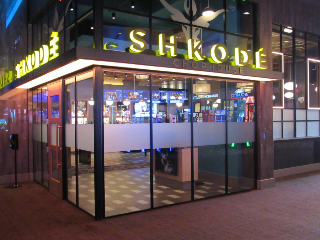 SHKODÉ Chophouse features flame-grilled steaks and seafood. (Photo/Levi Rickert)