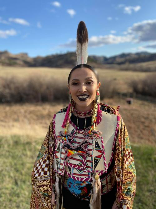 This Native American designer is the latest to bead culture into