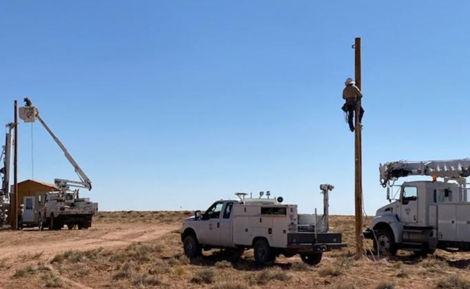 Navajo Tribal Utility Authority crew