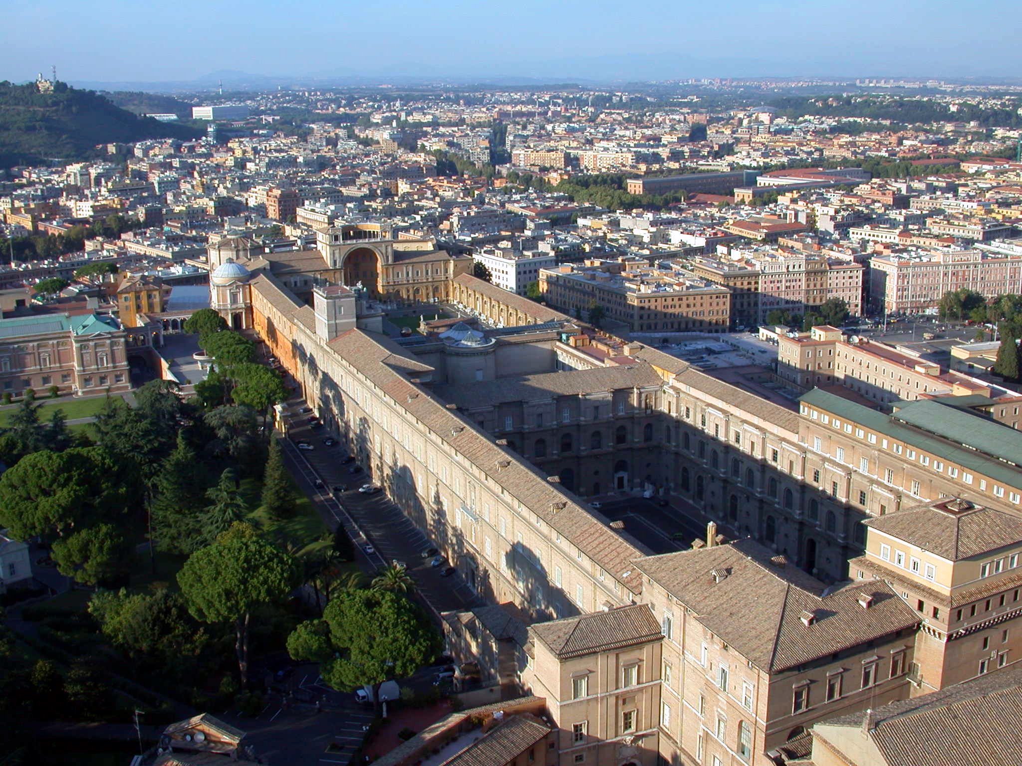 The Vatican Museums, Rome, seen from St. Peter's. (Photo/F. Bucher/WikiCommons)