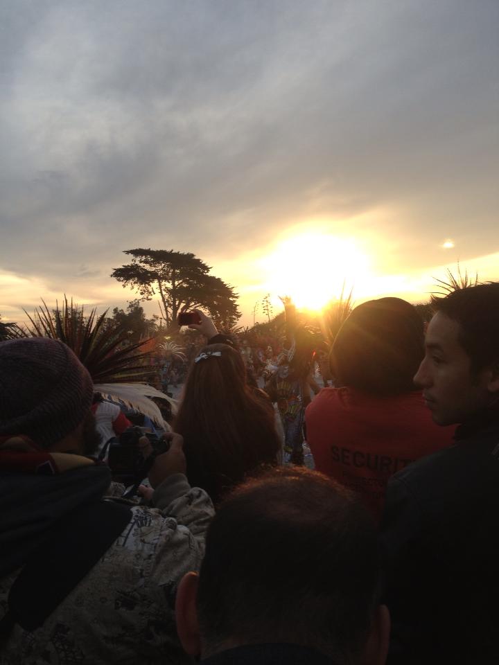 Sunrise on Alcatraz Island