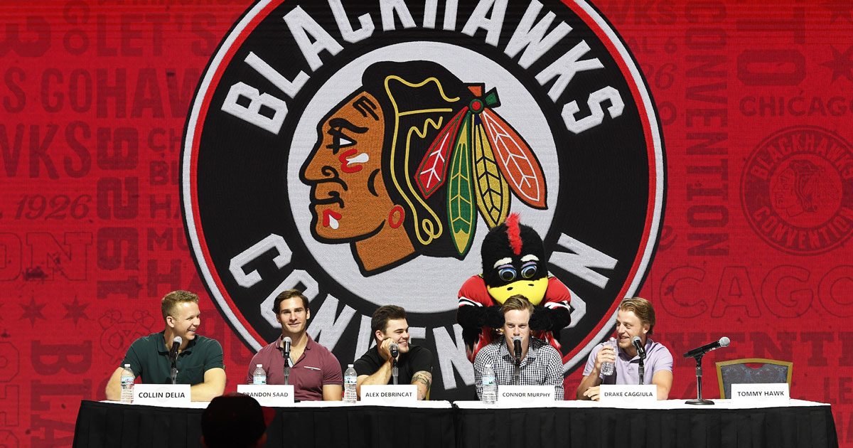 The Blackhawks announce the dates which they'll wear their