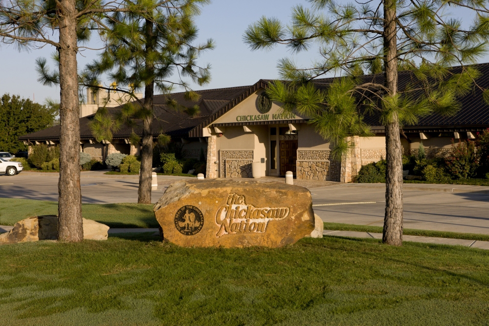 Chickasaw Nation sign