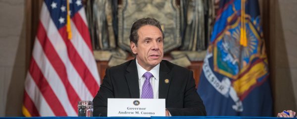 New York Gov. Andrew Cuomo at one of his daily COVID-19 briefings. Courtesy Photo - State of New York