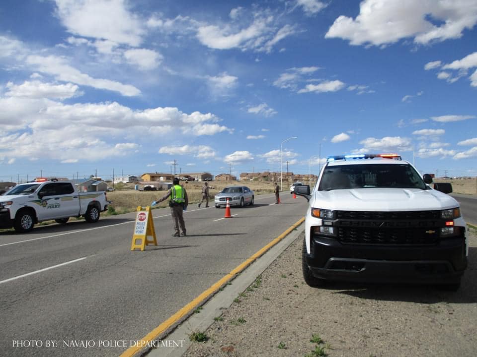 Police check post