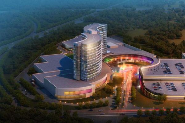 Drawing of the Mashpee tribe's proposed casino, which is at the center of an ongoing legal battle.