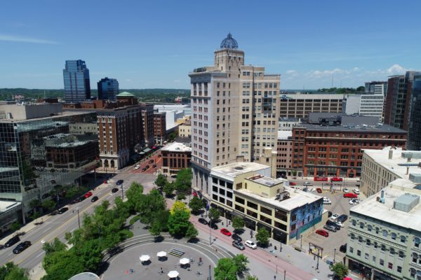 McKay Tower in downtown Grand Rapids, Michigan is now co-owned by two West Michigan tribes.