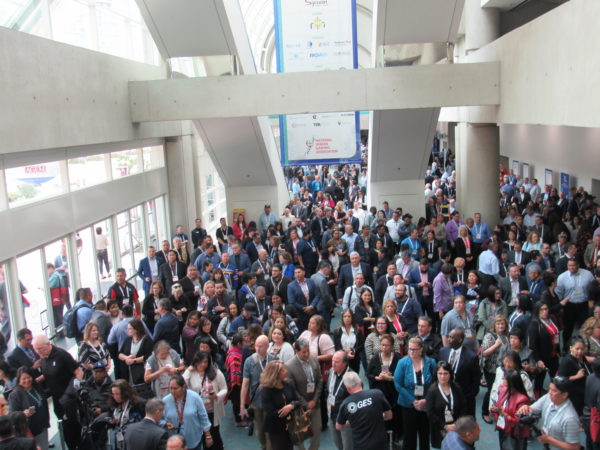 Last year the Indian Tradeshow and Convention brought together 5,000 in San Diego. Native News Online photo by Levi Rickert