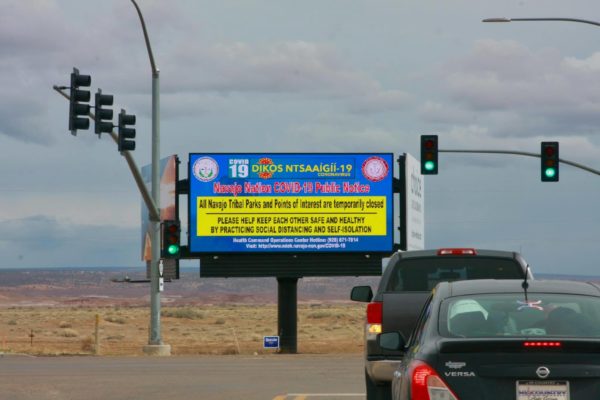 Billboard on Navajo Nation (Courtesy photo)