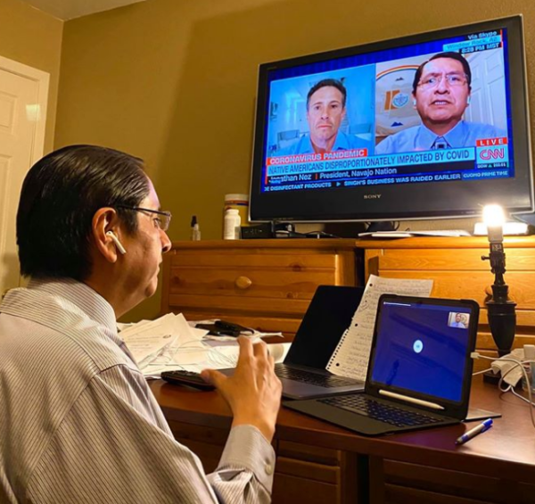 Navajo Nation President Jonathan was on CNN's Cuomo Primetime on Friday