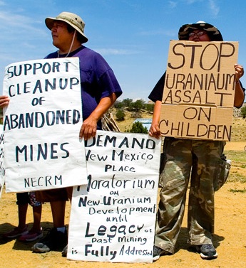 Navajo Nation citizens have protested uranium mines for years.