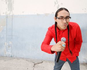 Tatanka Means is one of five Indigenous comics featured on “Treaty 1 and Only,” a new stand-up album out April 24 via Comedy Records.