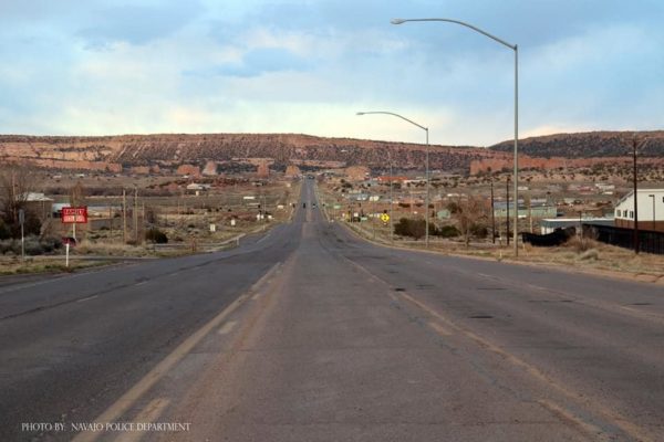 Window Rock, Ariz., the capital city of the Navajo Nation.