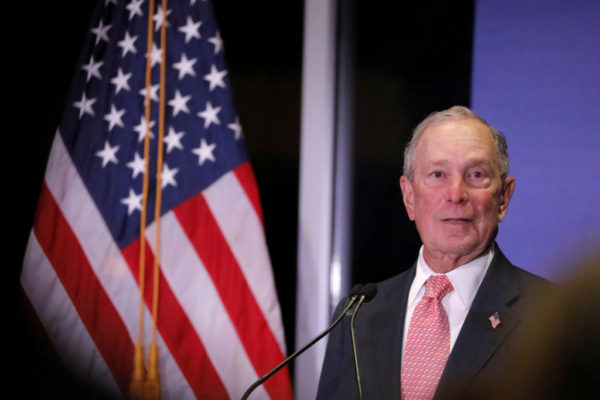 Mike Bloomberg releases Native American plan. PBS photo