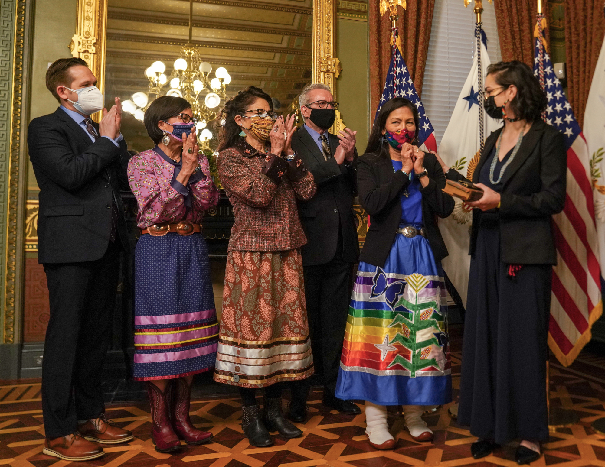 Meet the Seamstress Who Designed Deb Haaland's Ribbon Skirt for