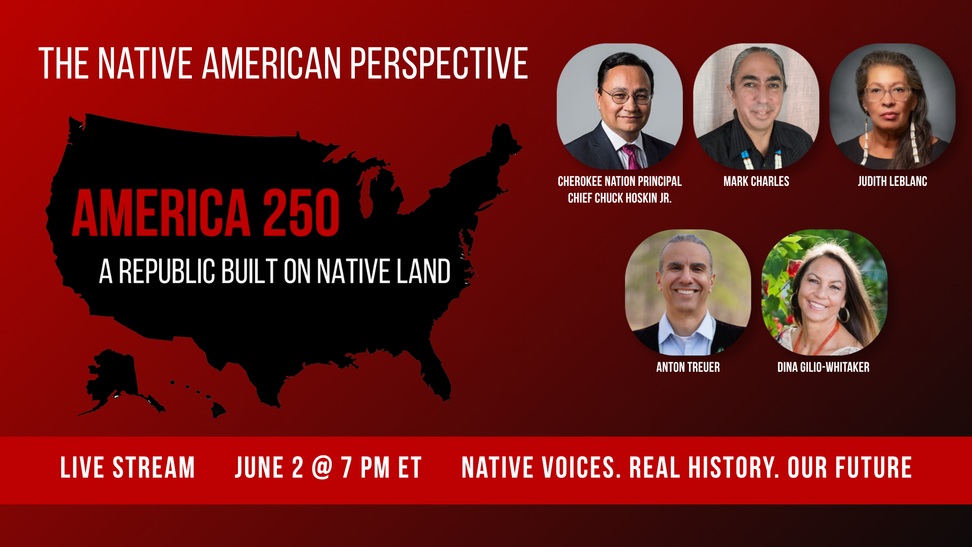 WATCH: America250: A Republic Built on Native Land Live Stream