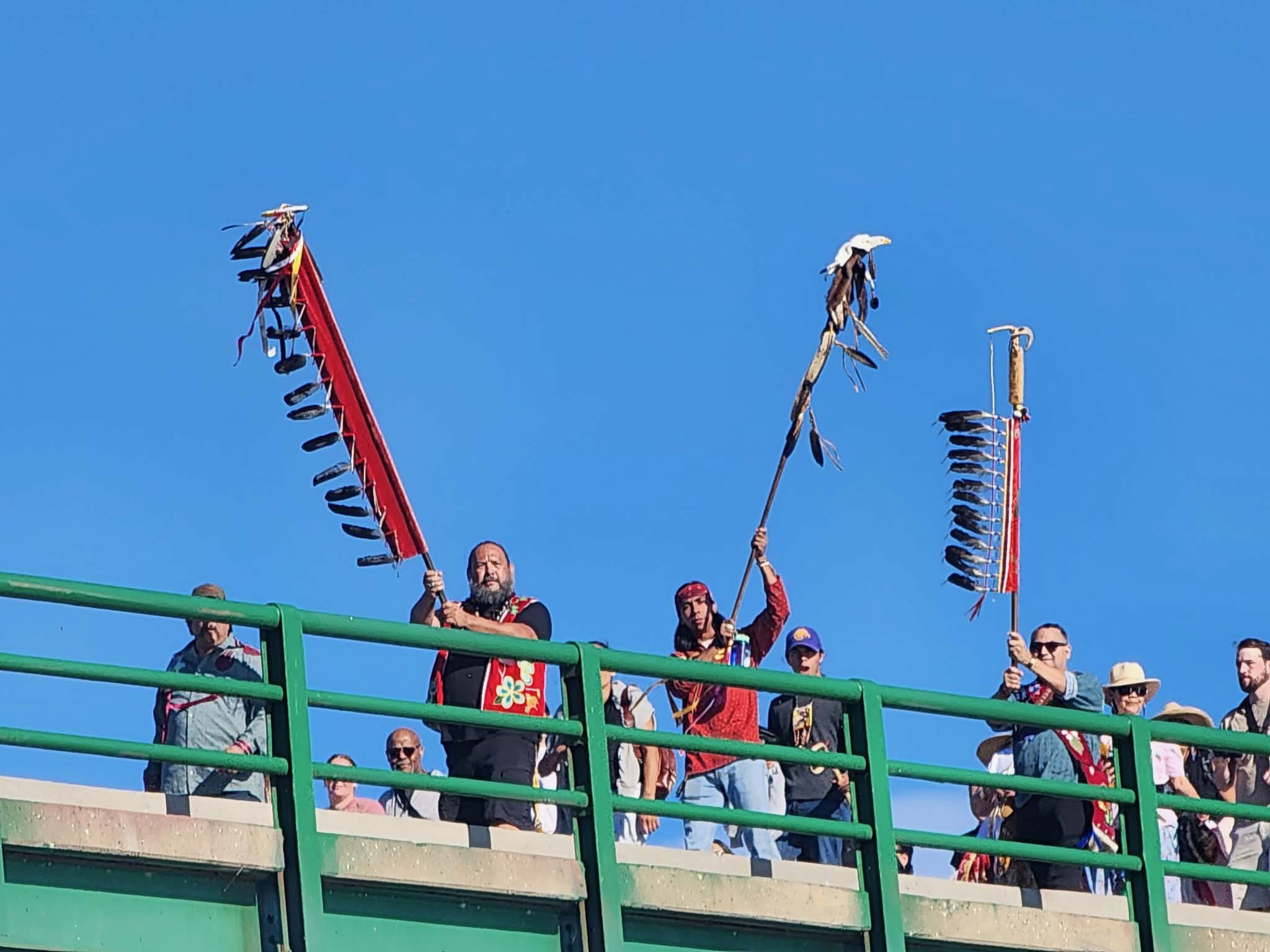 Three Fires Confederacy Makes First Mackinac Bridge Walk, Calls for Line 5 Shutdown